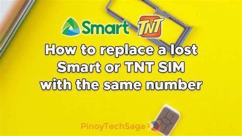 how to replace lost smart sim card|smart prepaid sim replacement.